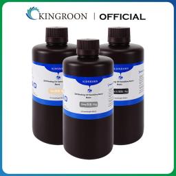 Kingroon-Resina Fotopolímero Líquido para Impressora 3D, Resina UV, Material de Impressão LCD 3D, Padrão, Preto Cinza e Branco, 1kg, 405nm - Image 1