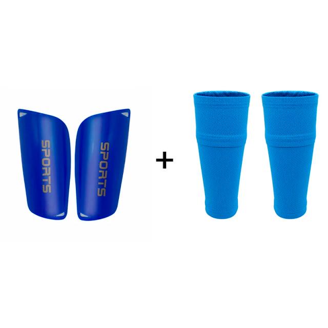 Conjunto Completo de Futebol Canela para Adultos e Crianças com Protetores, Meias Leves, Lona de Inserção e Leggings Protetoras para Treino