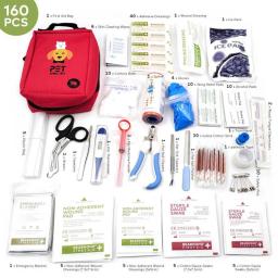 Kit de primeiros socorros para animais de estimação saco de sobrevivência kit cão militar emergência resgate tático saco médico conjunto primeiros socorros saco medicina organizador - Image 6