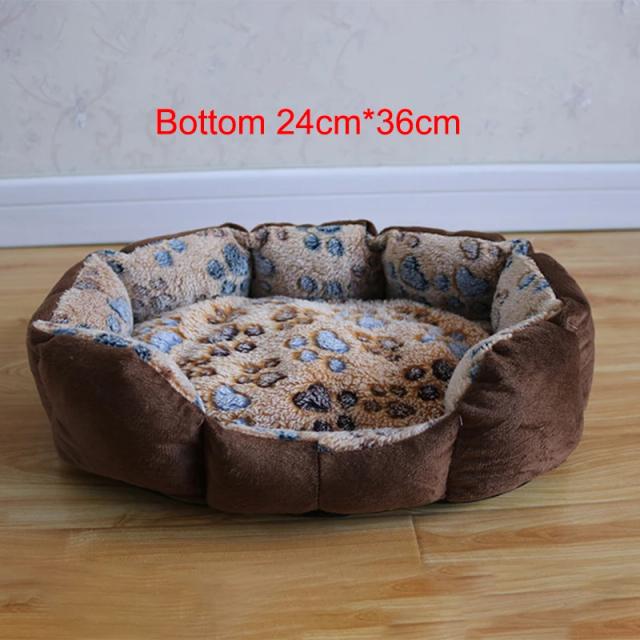 Sofá de pelúcia aconchegante para cães e gatos - Cama Sleep Basket para pets pequenos