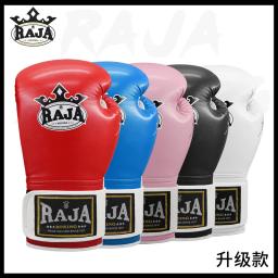 Raja luvas de boxe adulto mma muay thai kickboxing artes marciais sparring luvas saco pesado equipamento treinamento - Image 1