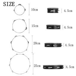 Adulto mão tambor definido com sino de mão, madeira kit de bateria, 4 ", 6", 8 ", 10", 4pcs - Image 6