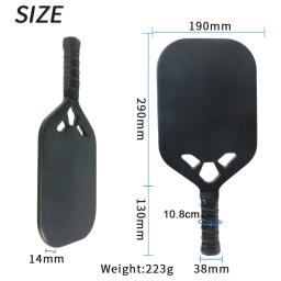 KOFULL-Pickleball Raquete, Prática Hot Press, Thermocompression Carbon Fiber Paddle, personalizado - Image 2