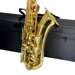 Saxofone High End com Laca Dourada, Corpo Latão - Image 5