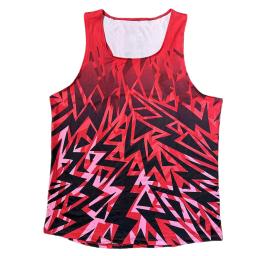 Marca masculina Running Atletismo Regata, Runnning Speed Vest, Camisa de Fitness, Roupas Masculinas, Sem Mangas Track Field Singlet, Personalização - Image 2