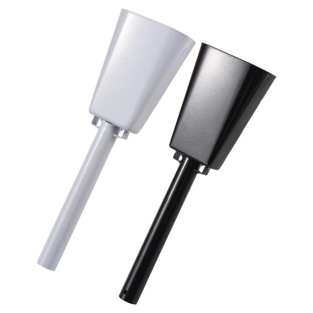 Vaca Sino de Percussão com Alça - Pacote com 2 Sinos de Ferro para Festas e Decorações Escolares - 10"