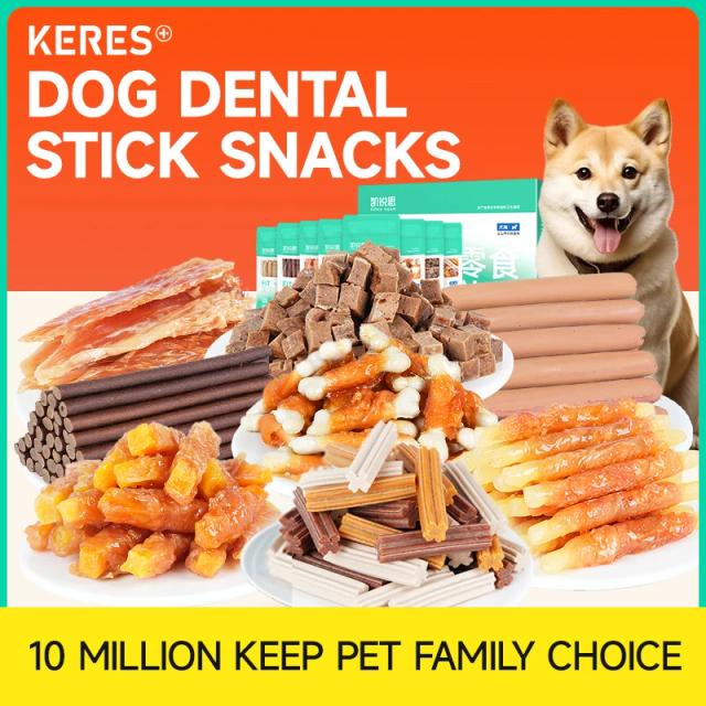 Deliciosos Pet Snacks KERES: Treats Premium para Cães em Pacote de 100g
