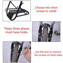 Mountain road bike rack dianteiro ciclismo suporte prateleira bagagem para transportadora panniers suporte - Image 3