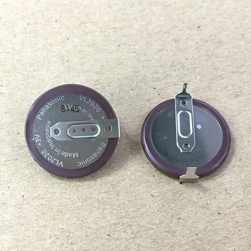 Bateria de lítio recarregável com pernas, VL2020, 2020, 3V, VL2020/HFN, 90 graus, 105 graus, 180 graus, chave do carro, 1Pc Lot - Image 1