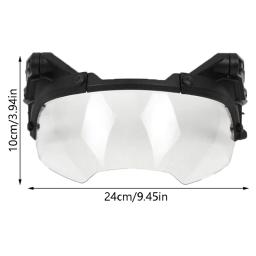 Ajustável Tactical Flip Goggles, Airsoft Paintball, Capacete rápido, Windproof, Anti Fog, CS, Proteção ao ar livre do jogo, 1PC - Image 2