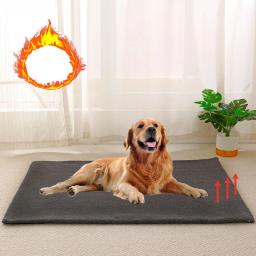 Cobertor para animais auto-aquecido com corpo térmico, Almofada quente para cães e gatos, Cobertor lavável para cachorro, Núcleo refletor de calor - Image 1