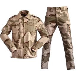 Conjunto de jaqueta e calça de caça, camuflagem de treinamento ao ar livre, terno de camisa tática, novo, outono, inverno, 2022 - Image 3