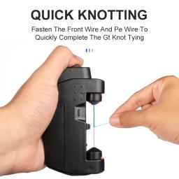 Leydun elétrica quente knotter ferramentas de pesca auxiliar gt pr fg nó knotting máquina de pesca bobinas linhas fio japão nó ferramenta - Image 4