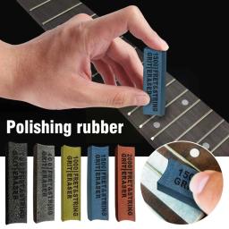Guitarra Fret Cordas Polimento Eraser, borracha abrasiva, Guitar Kit de ferramentas de manutenção, 180-400-1000-1500-2000 Grit, 5 pcs - Image 1