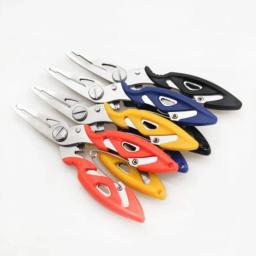 Alicate de pesca de tamanho pequeno, aço inoxidável, água doce, água salgada, removedor de gancho, tesoura, equipamento de pesca de metal - Image 1