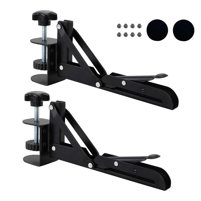 Suporte de suporte dobrável fácil braçadeira de mesa para bandeja de teclado suporte dobrável de economia de espaço suporte dobrável - Image 1