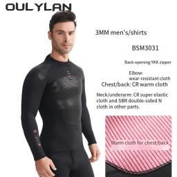 Terno de mergulho em neoprene para homens e mulheres, roupa de surf, snorkeling completo, roupa de mergulho, secagem rápida, 3mm - Image 6