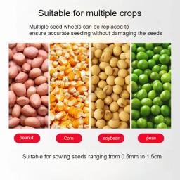 Semeadora De Milho Manual Multifuncional Ferramenta De Semeadura De Amendoim Rabanete De Sorgo Portátil Sob Demanda Dispositivo De Soja, Fertilização - Image 3