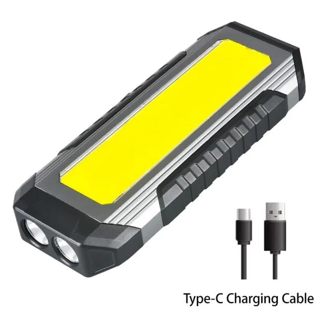 Lanterna de Trabalho LED COB K586 Magnética 4000mAh Multimodo