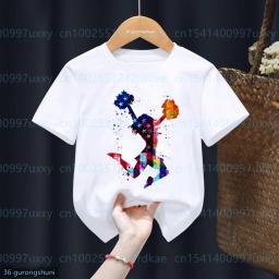 -camisetas kawaii para niñas, camisetas deportivas para entusiastas de la gimnasia, ropa de moda para niños, camiseta para niñas de 2 a 15 - Image 4