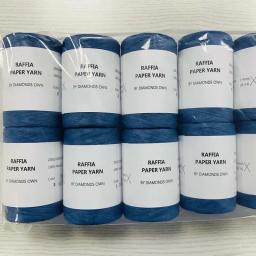 RAFFIA-Decoração Para Casa Fios De Tricô, Suprimentos De Cordão Trançado, Corda De Papel De Fibra, Saco De Verão DIY, 100% Natural, 240m - Image 3