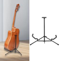 Suporte dobrável para guitarra elétrica, suporte do instrumento de corda, tripé de metal, um quadro, banjo, acessórios de guitarra folclórica - Image 4