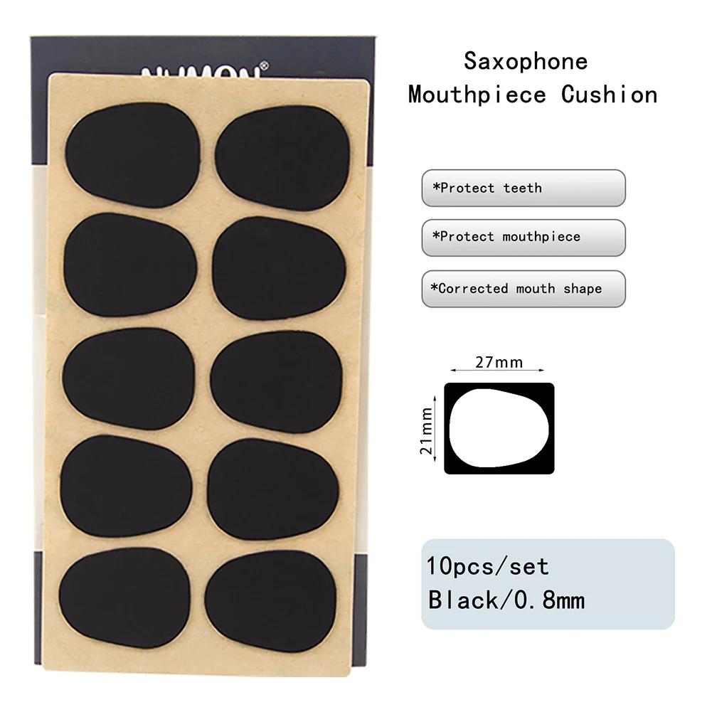 Silicone Boquilha para Saxofone Boquilha, Almofadas, Clarinete, Dente Pad, Protetor, Acessórios Instrumentos Musicais, 10 pcs - Image 1