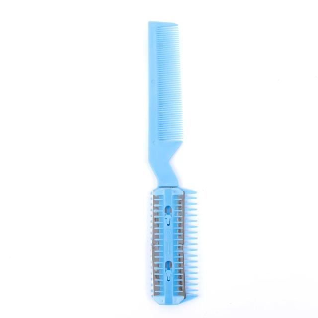 Cortador de Pelos para Pets com 2 Lâminas, Escova Remover Pelos de Gato e Cão, Acessório de Grooming Dupla-Face