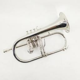 Bb Flugelhorn niquelado, popular, desempenho profissional - Image 1