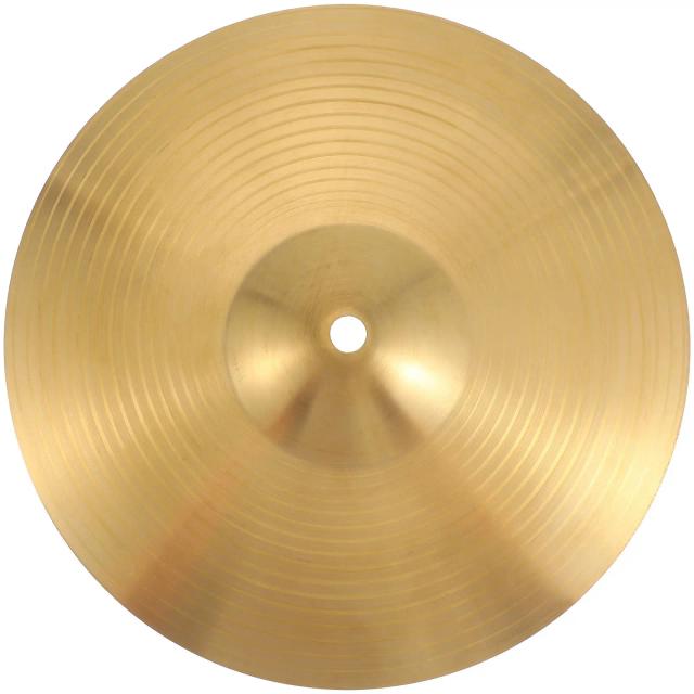 Címbalo Vintage de 8 Polegadas em Bronze para Jazz - Instrumento de Percussão de Qualidade