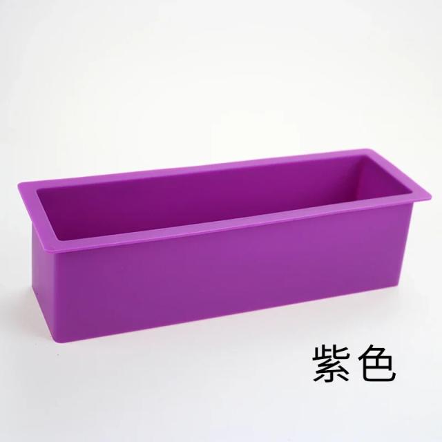 Molde de Silicone Retangular Flexível para Sabão com Caixa de Madeira - Ideal para Artesanato DIY MJ902