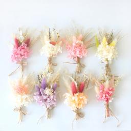 Lindo buquê de flores secas, diy, materiais artesanais, para escrever um cartão, decoração do casamento, caixa de presente, acessórios - Image 1