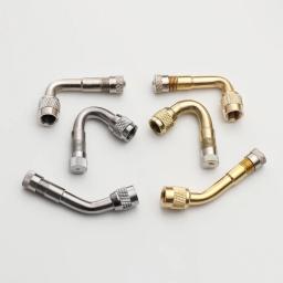 Válvulas de pneu de ar de 45/90/135 graus, 1 peça, para caminhão, motocicleta, acessórios de ciclismo, adaptador, bico de inflação, haste de extensão, cotovelo, bicicletas - Image 3