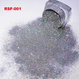 Pó Glitter Fino para Nail Art, Ultra-fino, Brilhante, PET, Resistente a Solventes, Laser Holográfico, Impressão Polonesa, Aerógrafo, 12 Cores, 0,2mm - Image 5