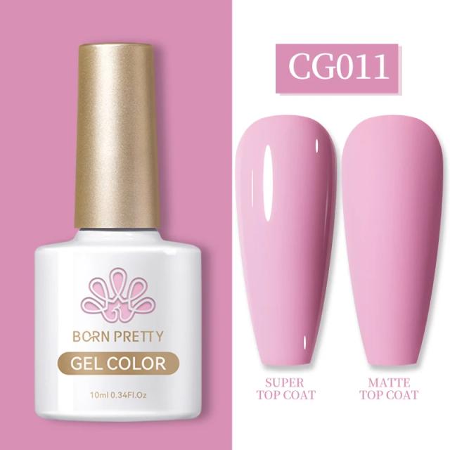 Nascido Bonito 10ml: Verniz Gel Semi-Permanente para Manicure com Base Fosca e Super Brilho para Unhas com Secagem UV/LED