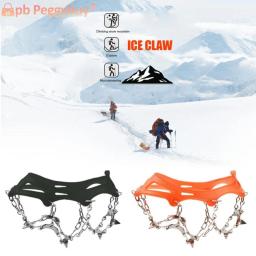 Grampos leves de montanhismo com bolsa de armazenamento, espigões portáteis de escalada para caminhadas e caminhadas ao ar livre, 13 dentes - Image 1