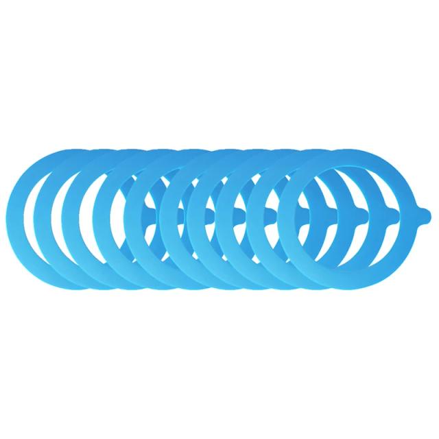 Junta de Silicone para Conservas - Vedação Hermética Perfeita - 5 Peças