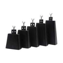 Cowbell 4/5/6/7/8 Polegada Ferramentas Musicais Estilo Jazz Metal Aço Cattlebell Vaca Sino Kit de Bateria Peças Instrumentos de Percussão Acessórios - Image 1