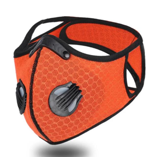 Máscara de Ciclismo com Filtro de Carvão Ativado e Proteção Contra PM2.5 - Lavável e Ideal para Esportes ao Ar Livre