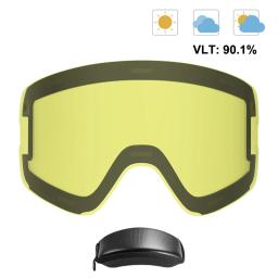 Óculos de esqui magnéticos homens snowboard óculos de camada dupla lente anti-nevoeiro uv400 óculos de neve feminino snowmobile óculos de esqui otg - Image 5
