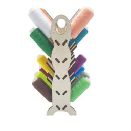 50 carretéis de costura bordado linha rack organizador destacável suporte de rosca de madeira parede pendurado cones suporte prateleira ferramenta - Image 4