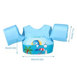 Asas de água de natação fofas dos desenhos animados, Bóias ajustáveis, Jaqueta salva-vidas infantil, Crianças pequenas, 2 anos, 3 anos, 4 anos, 5 anos, 6 anos - Image 6
