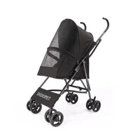 Carrinho portátil dobrável para cães de pelúcia e gatos, suprimentos de viagem ao ar livre, gaiola pequena, quatro rodas, instalação gratuita - Image 5