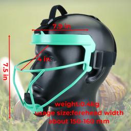 Softball Máscara Facial, Máscaras Defensivas, Face Guard, Equipamento, Equipamento De Proteção - Image 3