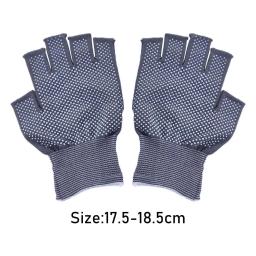 Antiderrapante luvas de pesca primavera verão gelo fresco respirável protetor solar antiderrapante aberto/metade dedos ciclismo esporte luvas - Image 6
