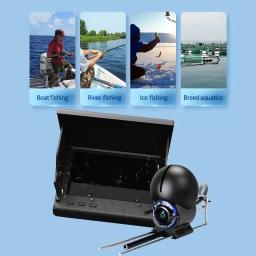 Câmera de pesca subaquática portátil, LCD Ice Fishing Finder, barco caiaque pesca marítima com bateria 5000 mAh, 1080p HD, 4,3" - Image 6