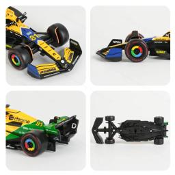 Bburago 1:43 Mclaren 2024 MCL38 F1 Fórmula Carro Die Cast Veículos Modelo Colecionável Brinquedos de Corrida - Image 6