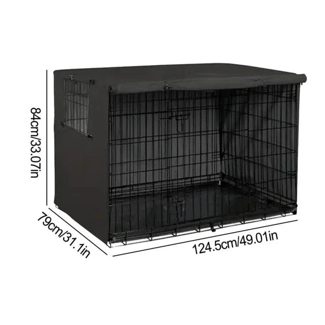 Capa Oxford para Gaiola de Pet, Proteção para Cães e Gatos em Viagens e Camping, Ideal para Uso Interno e Externo