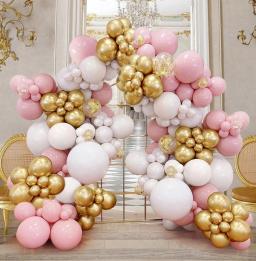 Arco de balão rosa empoeirado, decoração de casamento e noivado, neutro, boho, nude, kit de guirlanda, chá de bebê, decoração de festa de aniversário - Image 3