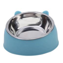 Suprimentos de alimentação para cães e gatos, Bacia de alimentos para animais, Proteção cervical, Bacia de boca oblíqua, 100ml - Image 5